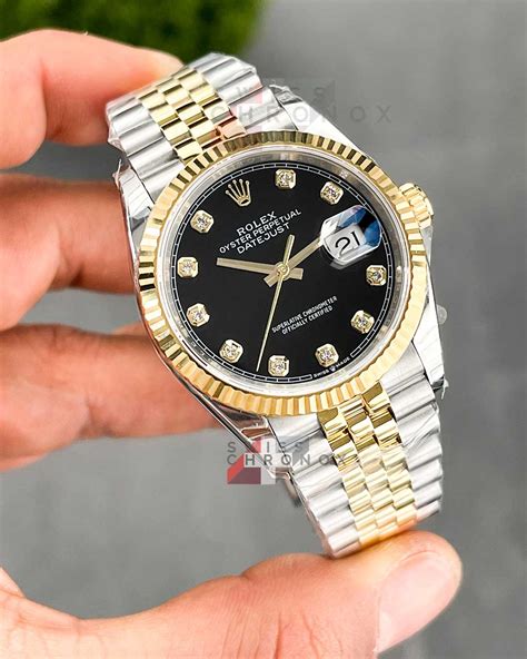 rolex 2 tone date just 36mm|rolex datejust 36 with diamonds.